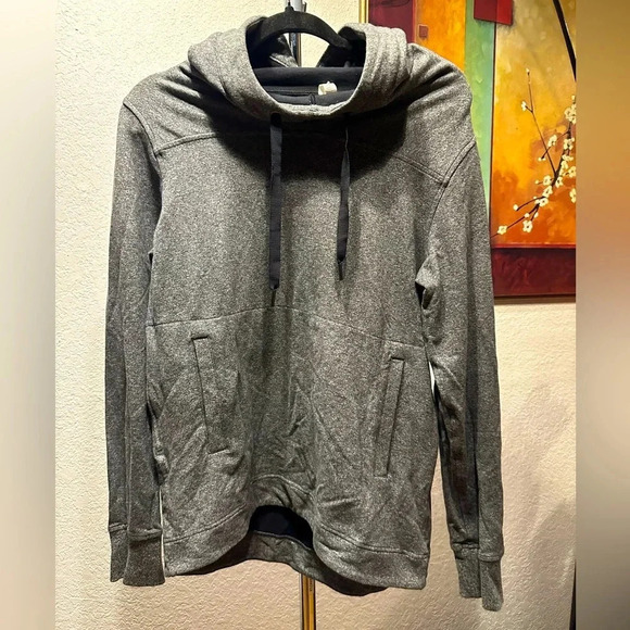 Lululemon Athletica gray hooded tops size 6 - Picture 1 of 9